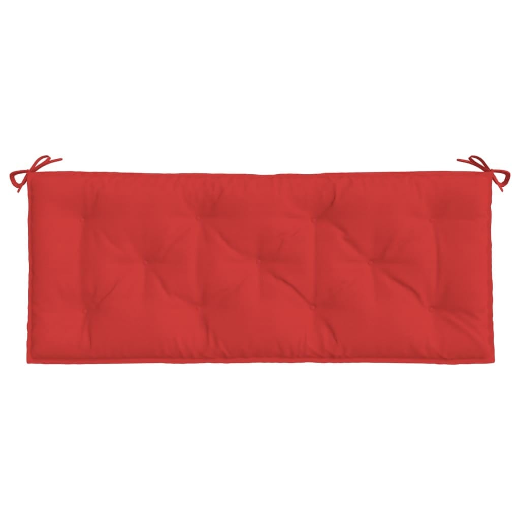 Garden Bench Cushion Red 47.2"x(19.7"+19.7")x2.8" Oxford Fabric