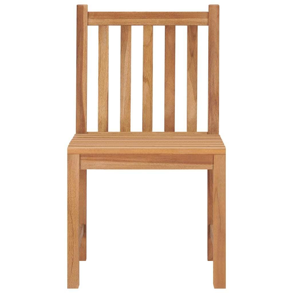Patio Chairs 6 pcs with Cushions Solid Teak Wood