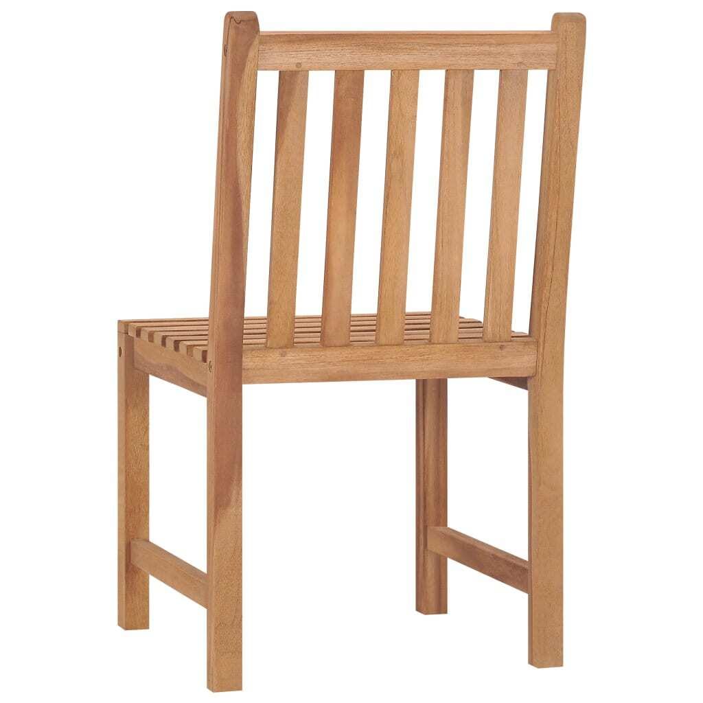 Patio Chairs 6 pcs with Cushions Solid Teak Wood