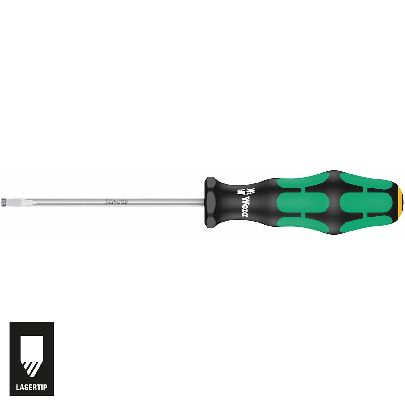 Wera Screwdriver: Slotted 1.0 x 5.5 x 200mm (With LaserTip)