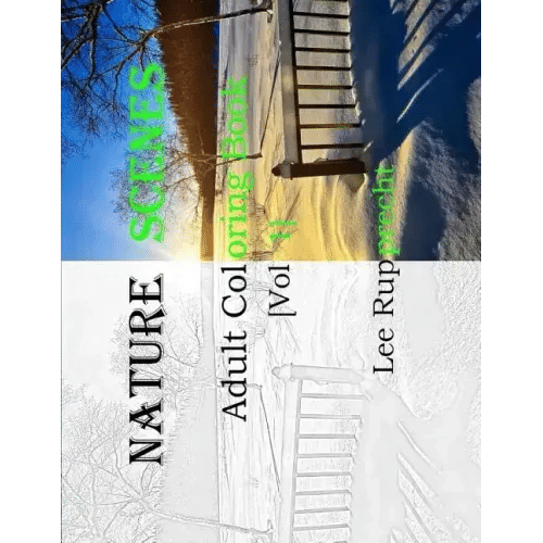 Nature Scene: Adult Coloring Book - Paperback