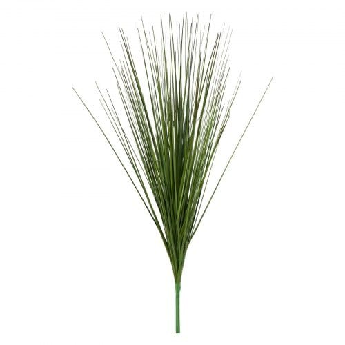Artificial Grass Plant, 27 inch Faux Onion Grass Fake Greenery Shrubs Plant, Premium PVC for Indoor Outdoor House Home Garden Office Room D?©cor, Housewarming, 8 Pack Green