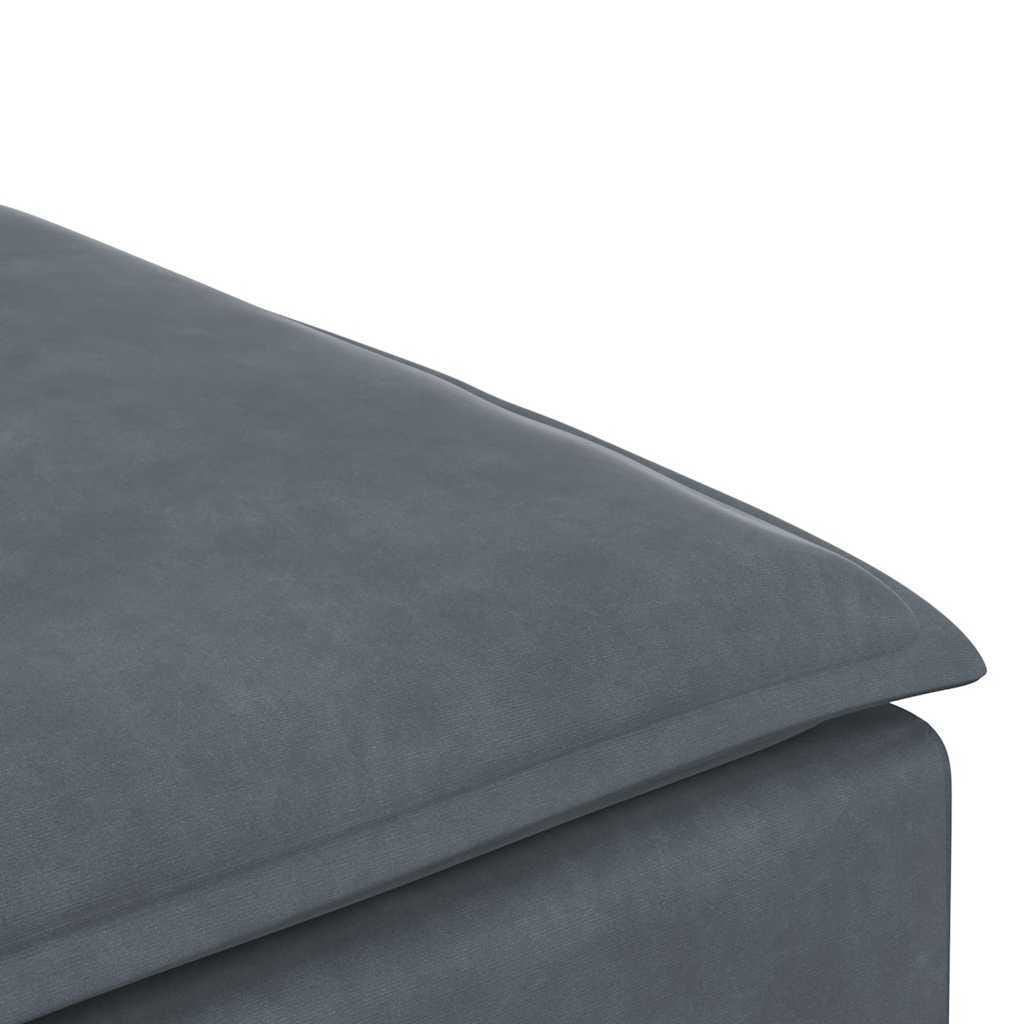 Modular Sofa Footstool Module Dark Gray 39.4"x39.4"x18.9"
