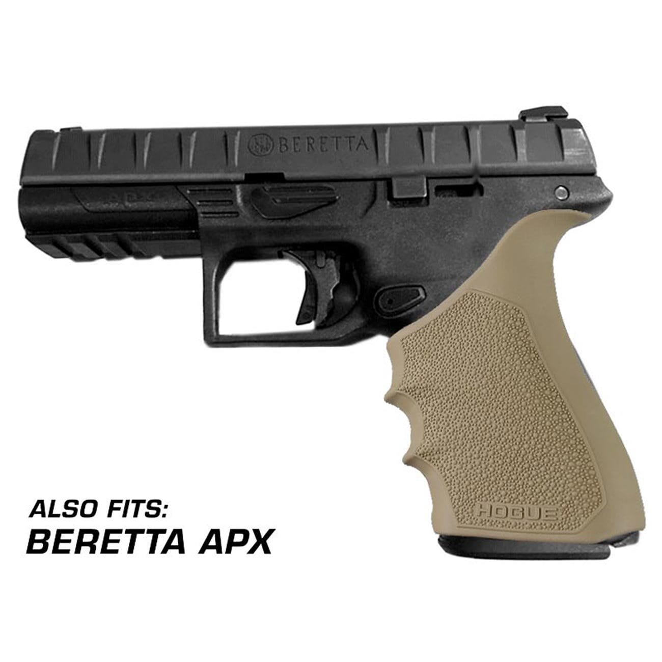 Hogue HandAll Beavertail Grip Sleeve for Full Size Glock - Gen 3 & 4 (Flat Dark Earth)