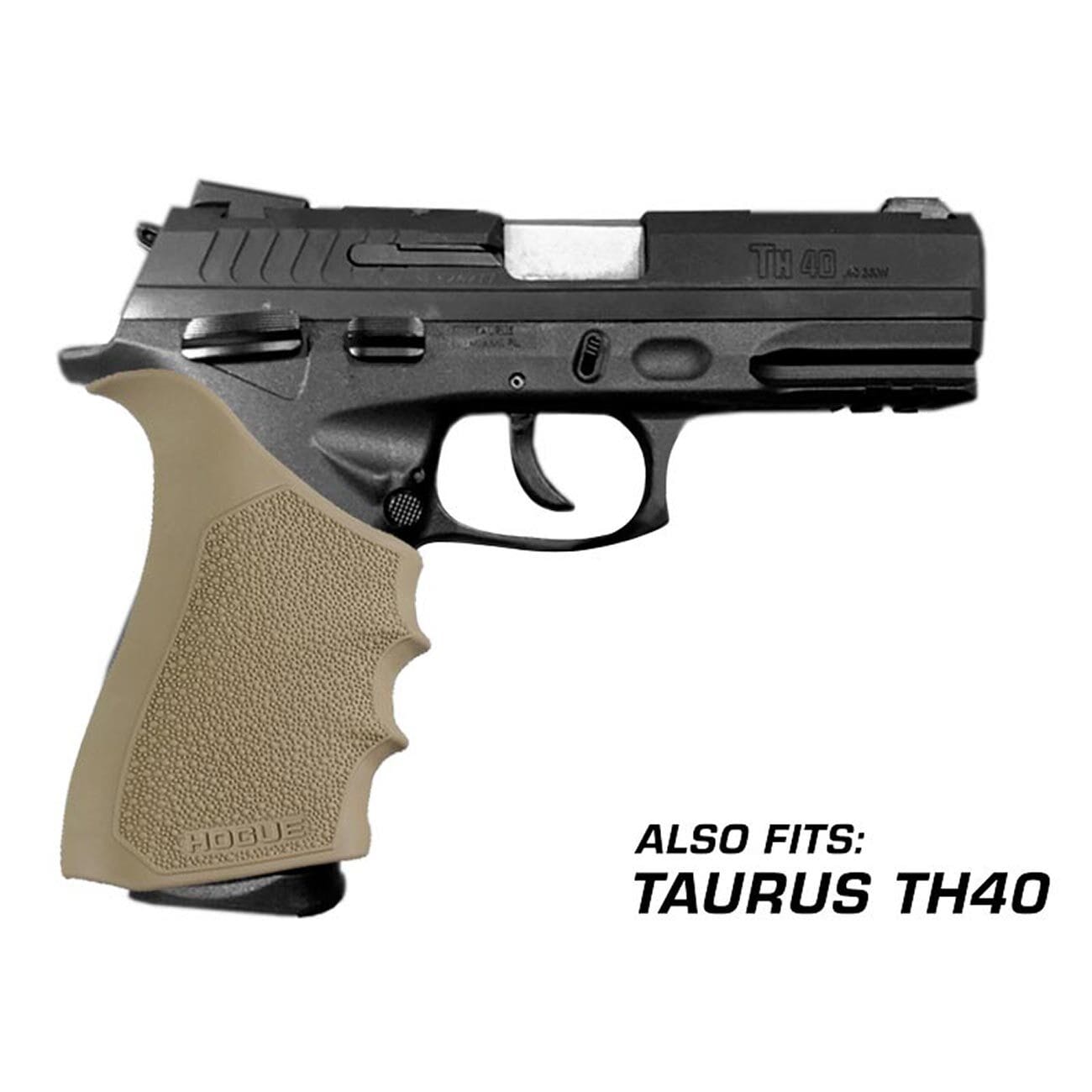 Hogue HandAll Beavertail Grip Sleeve for Full Size Glock - Gen 3 & 4 (Flat Dark Earth)