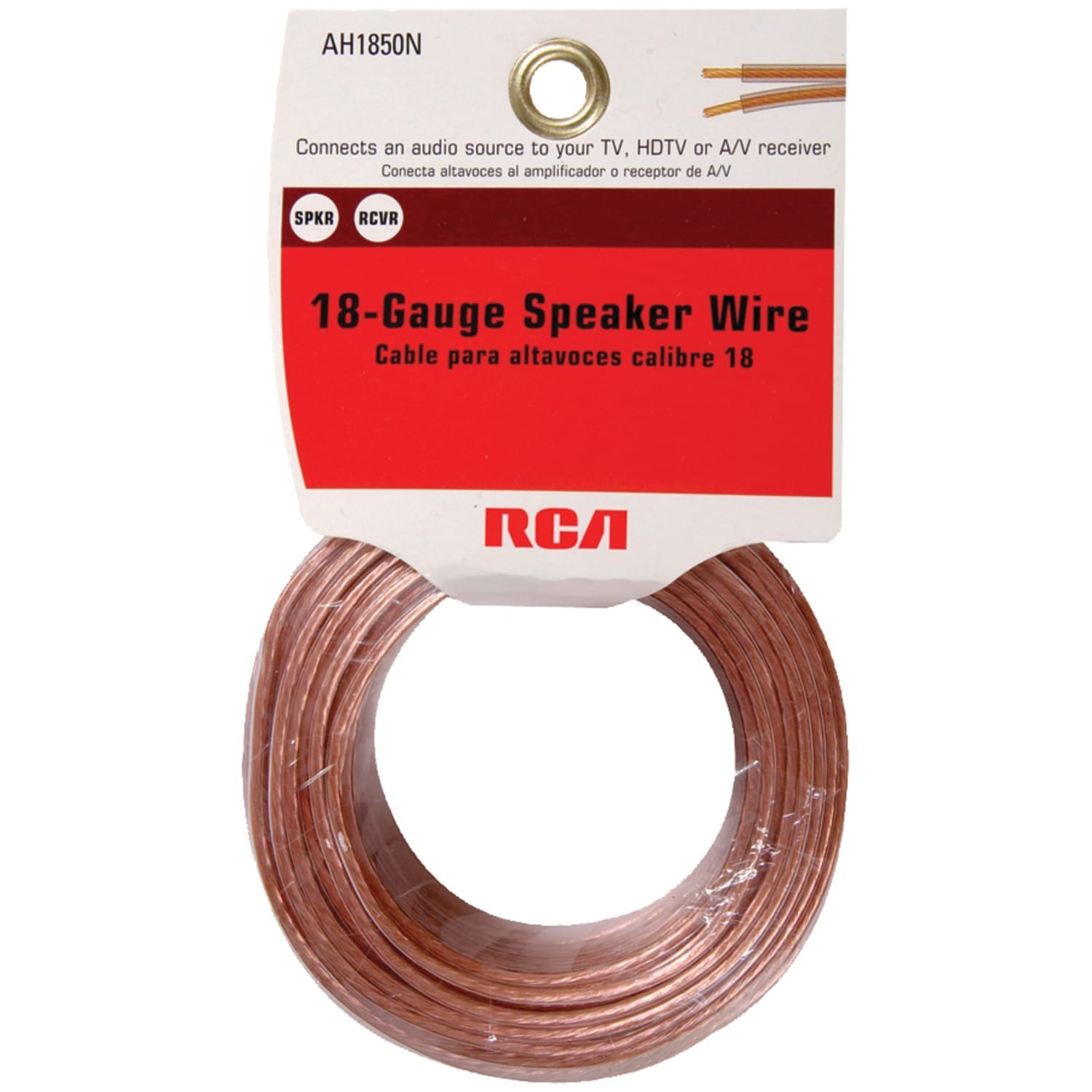 RCA AH1850R Speaker Wire (18 Gauge, 50 Feet)