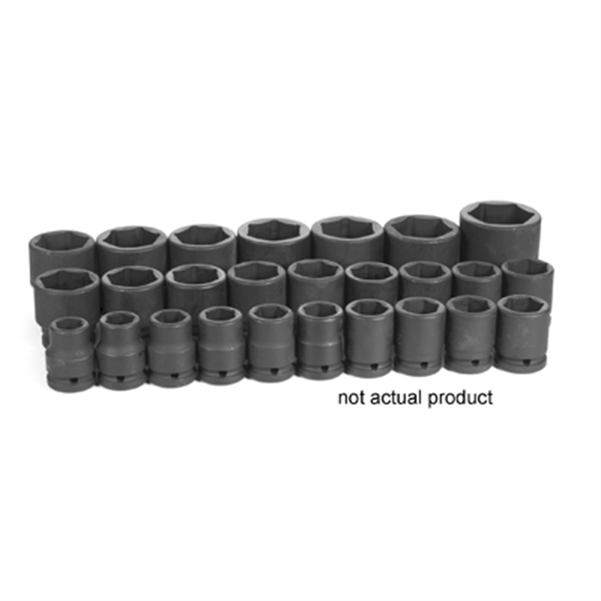 Grey Pneumatic 3/4" Drive x 19mm Standard Socket