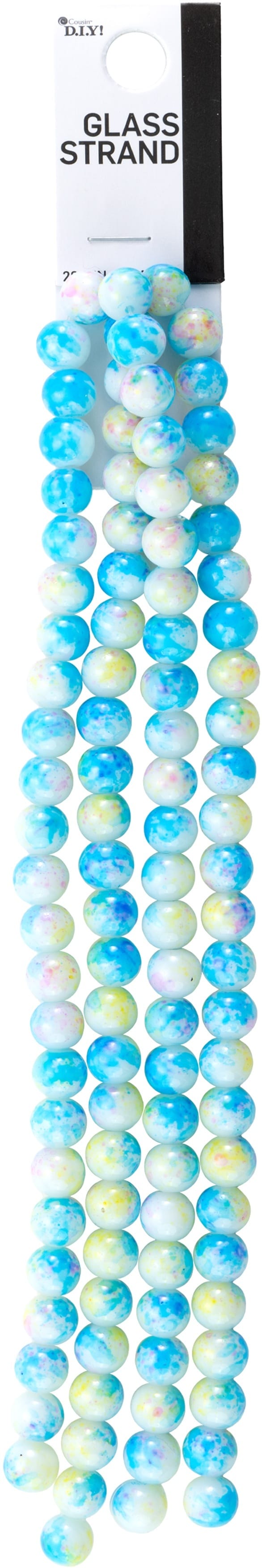 28.5in72.4cm 8mm Glass PinkBPink Pack of 2