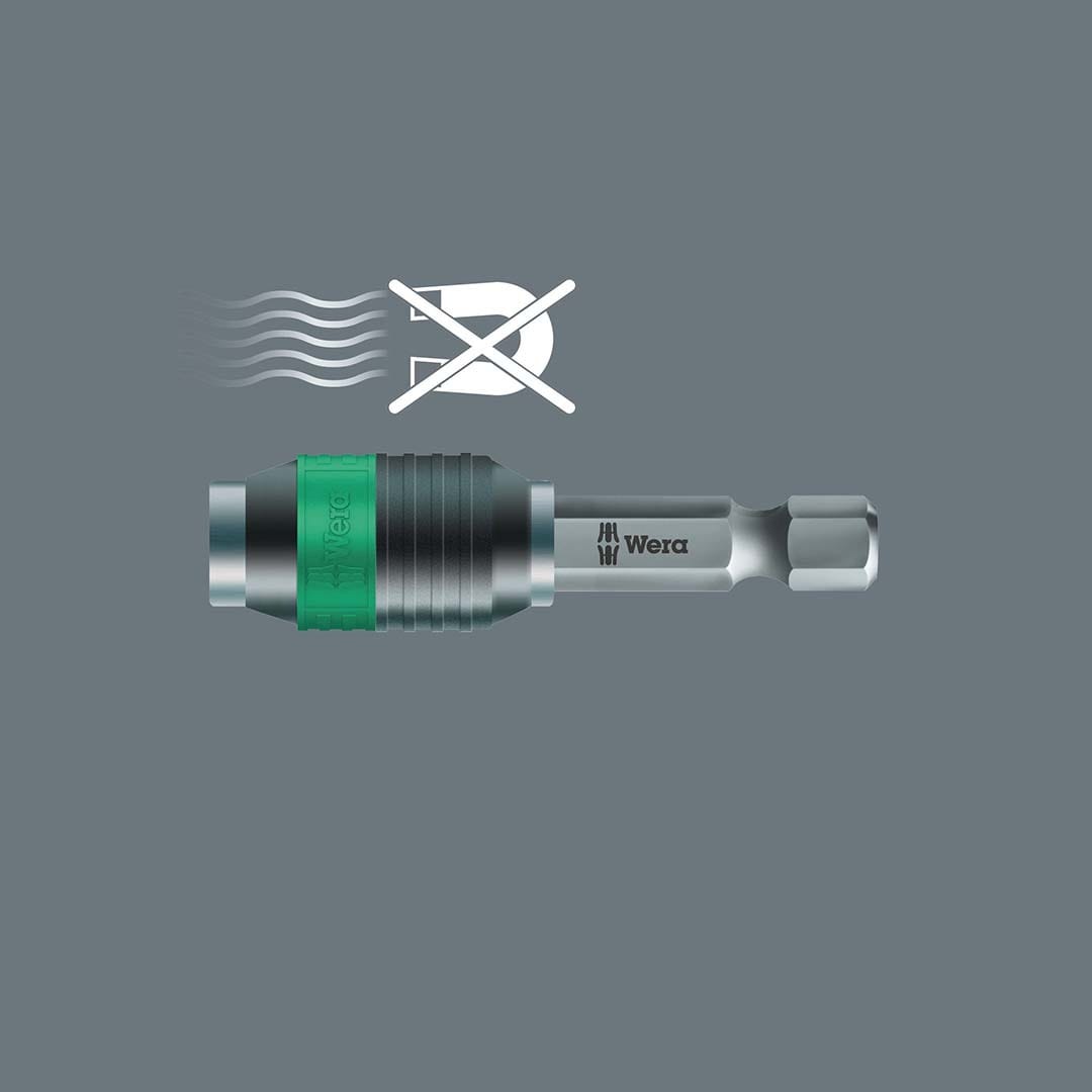 Wera Rapidaptor Universal 1/4" Bit Holder with Rapidaptor Quick-Release