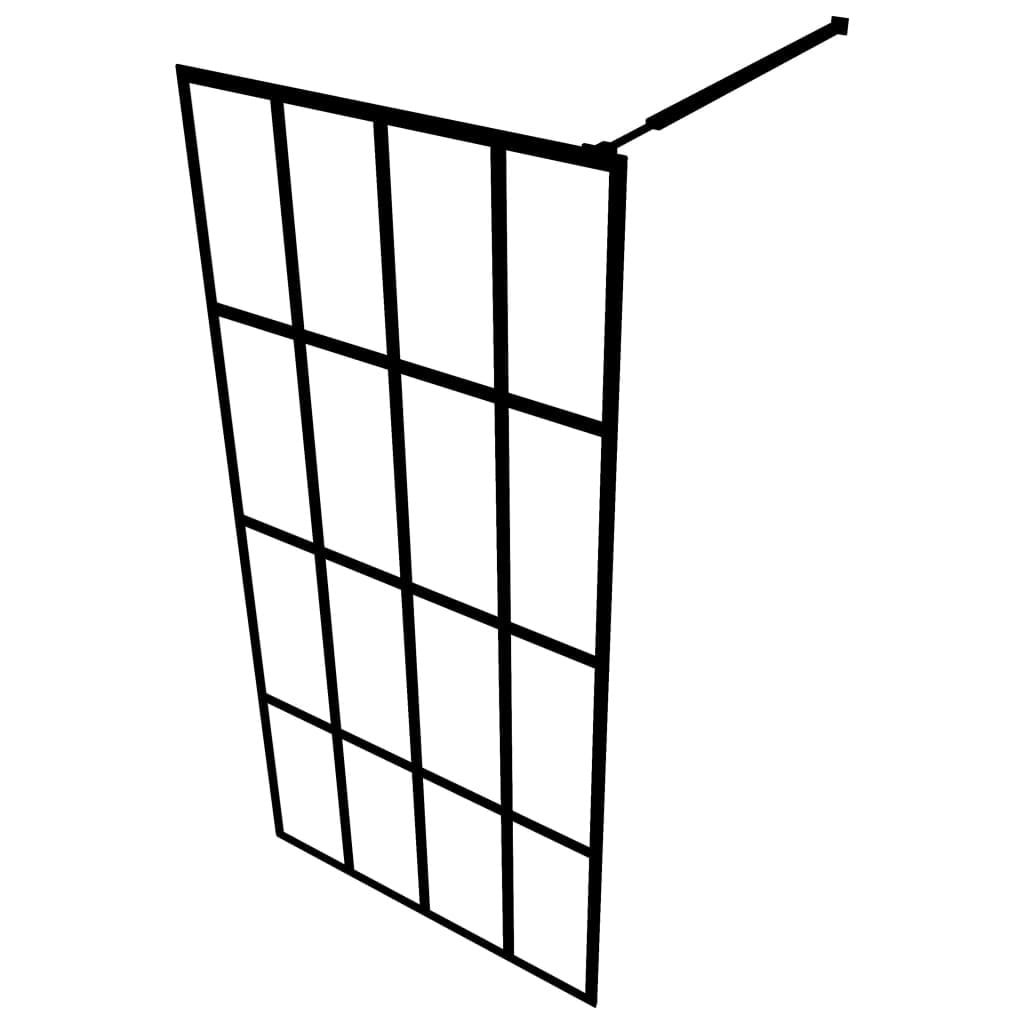 Walk-in Shower Screen Clear Tempered Glass 55.1"x76.8"