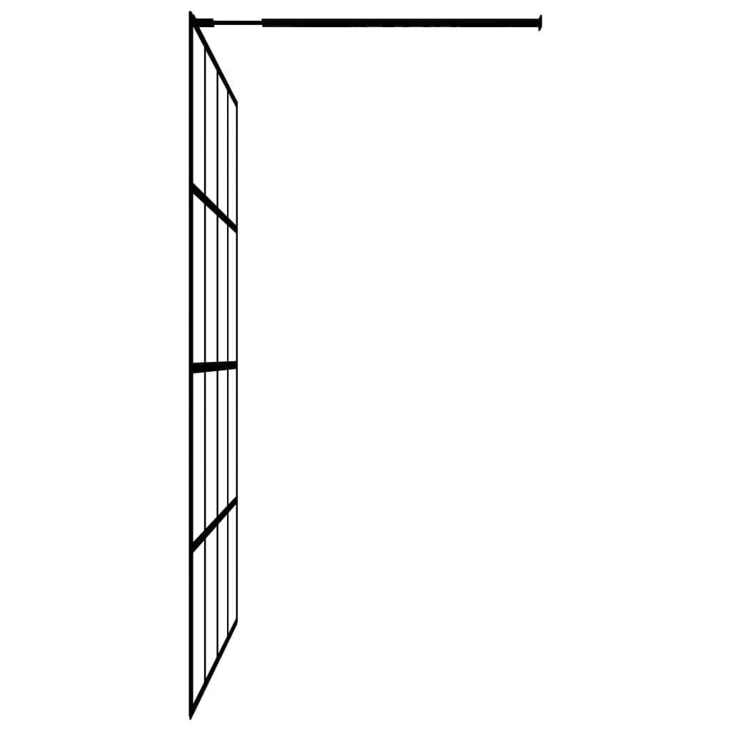 Walk-in Shower Screen Clear Tempered Glass 55.1"x76.8"