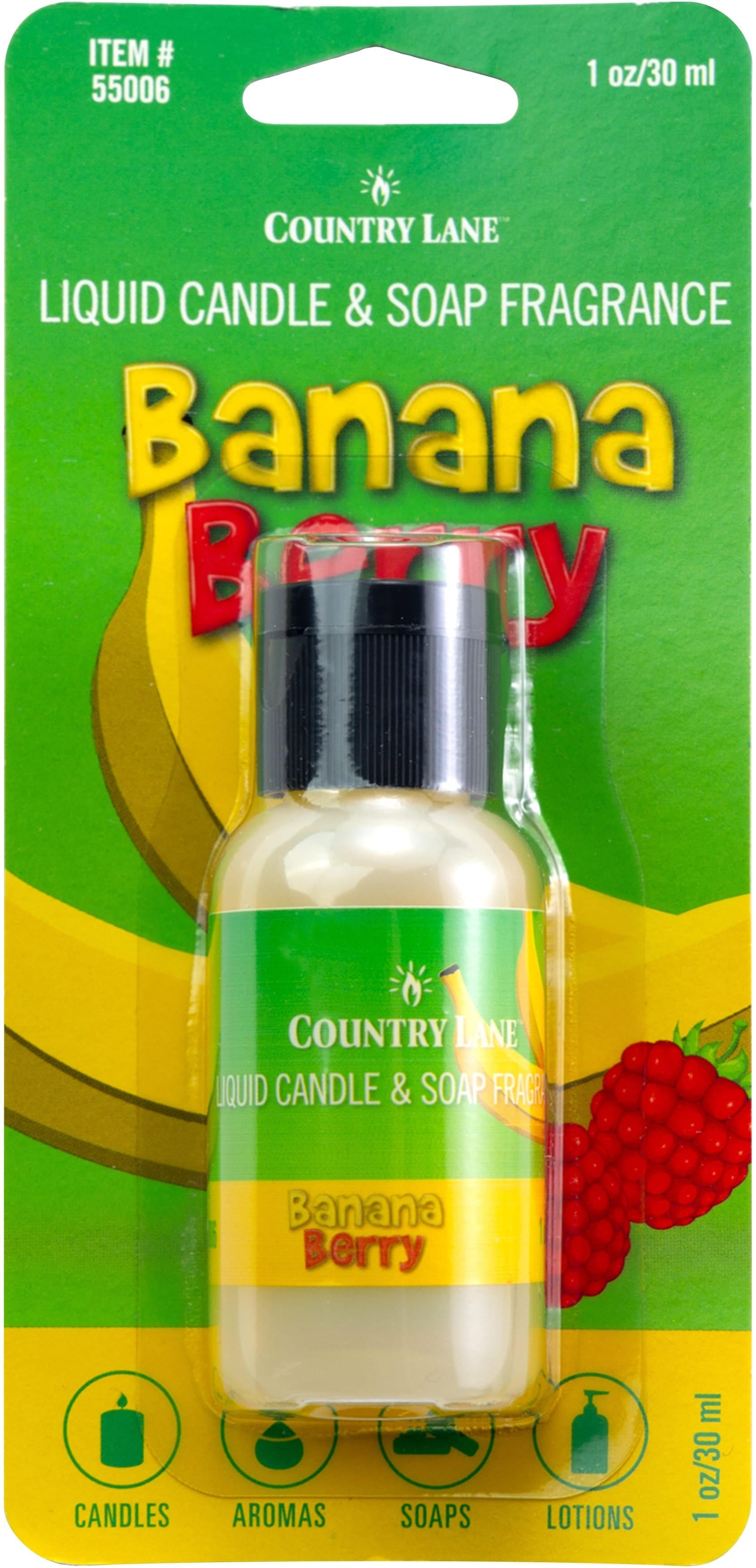 Country Lane Candle Fragrance 1ozBanana Berry Pack of 6