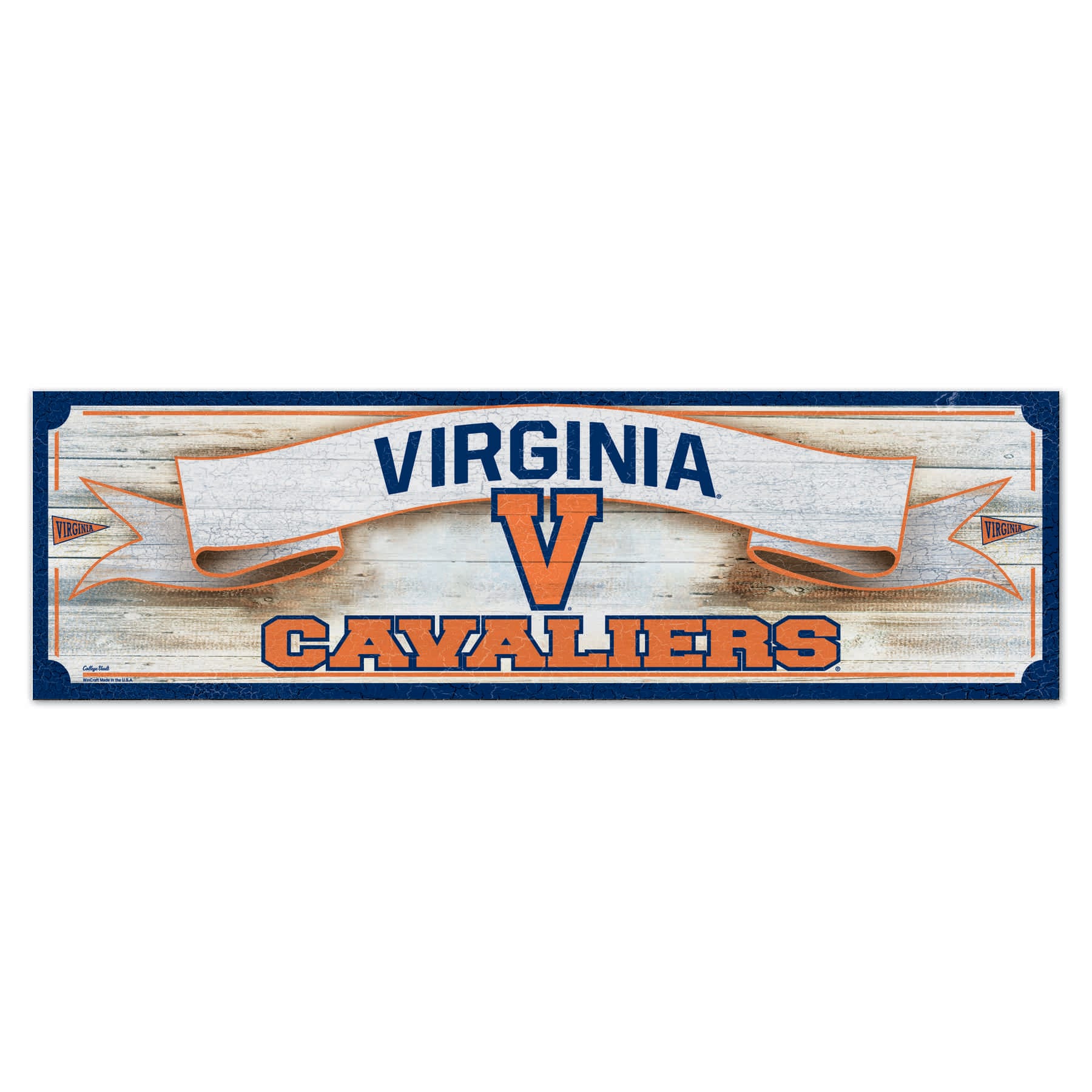 Virginia Cavaliers Sign 9x30 Wood