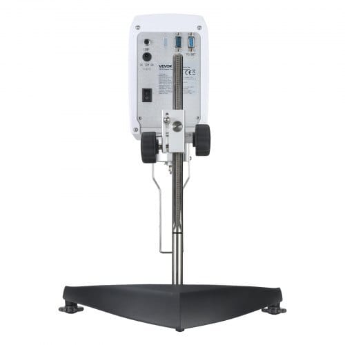 Digital Rotary Viscometer, 10-100,000 mPa.s(cP), ?±2% Accuracy, 100-240V Digital Rotational Viscosity Meter with 4 Rotors and Temperature Probe, LCD Display, Lab Viscometer for Fluid Testing