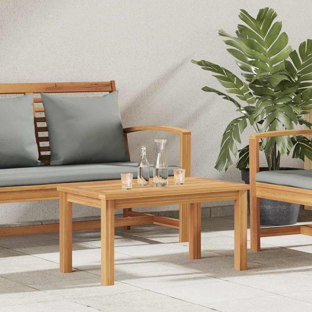 Coffee Table Brown 27.56 x 15.75 x 14.17 in Solid Teak Wood