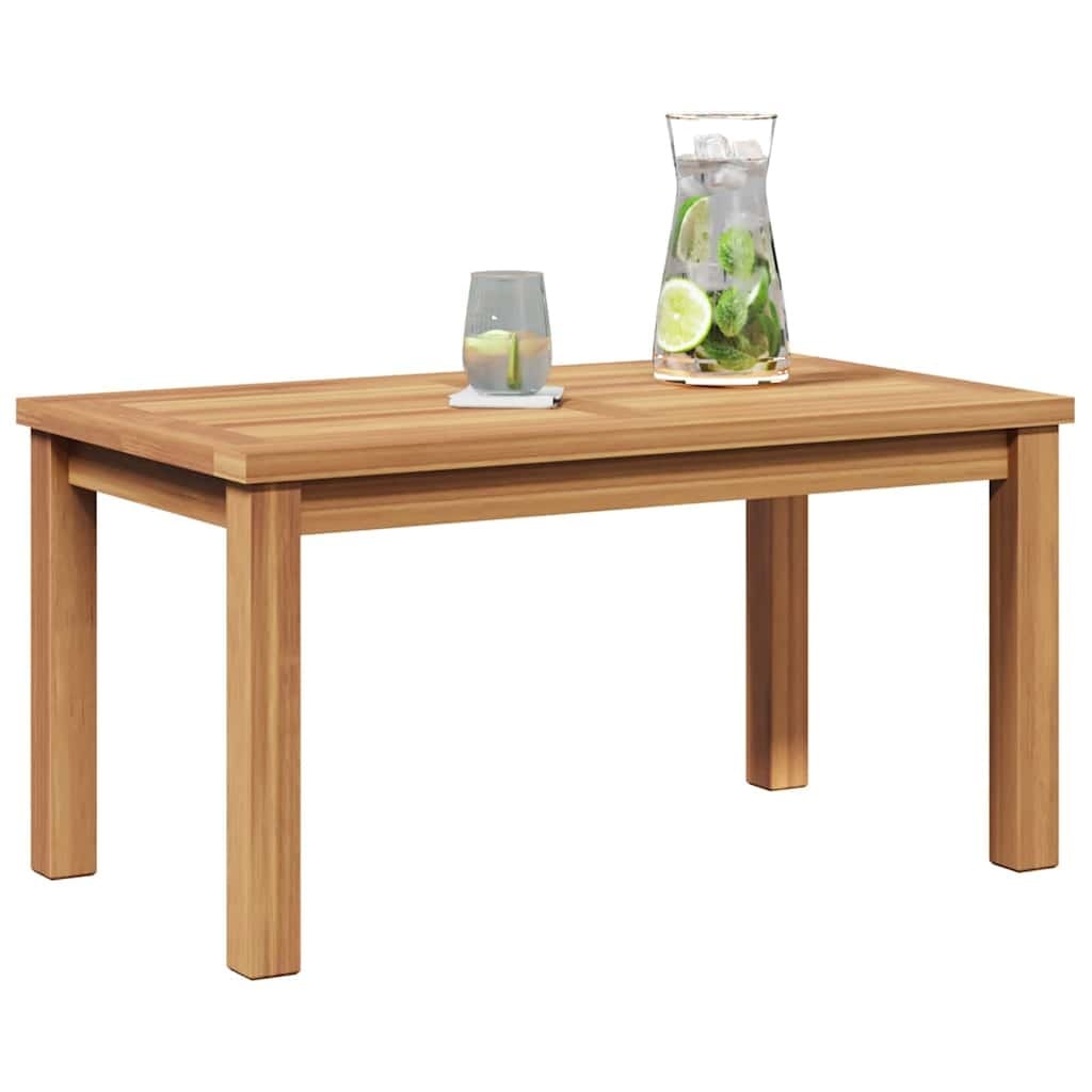 Coffee Table Brown 27.56 x 15.75 x 14.17 in Solid Teak Wood