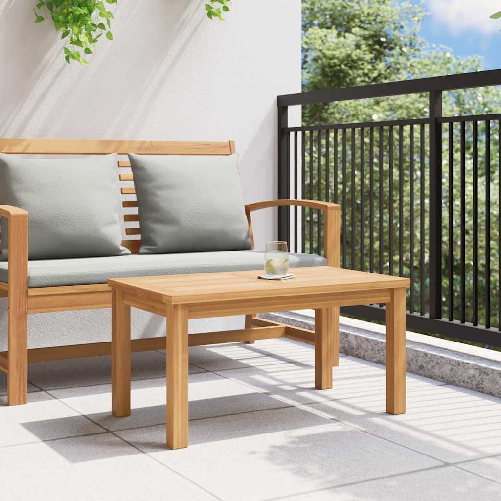 Coffee Table Brown 27.56 x 15.75 x 14.17 in Solid Teak Wood
