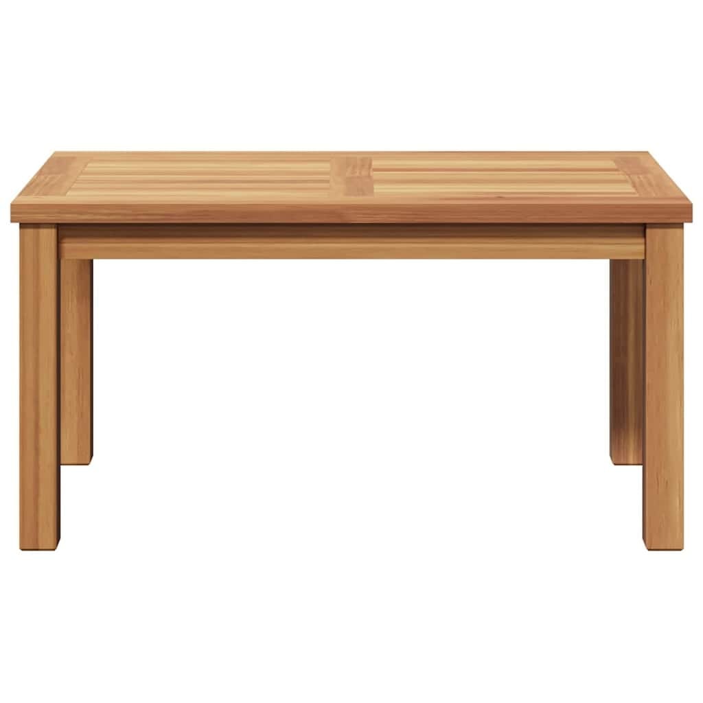 Coffee Table Brown 27.56 x 15.75 x 14.17 in Solid Teak Wood