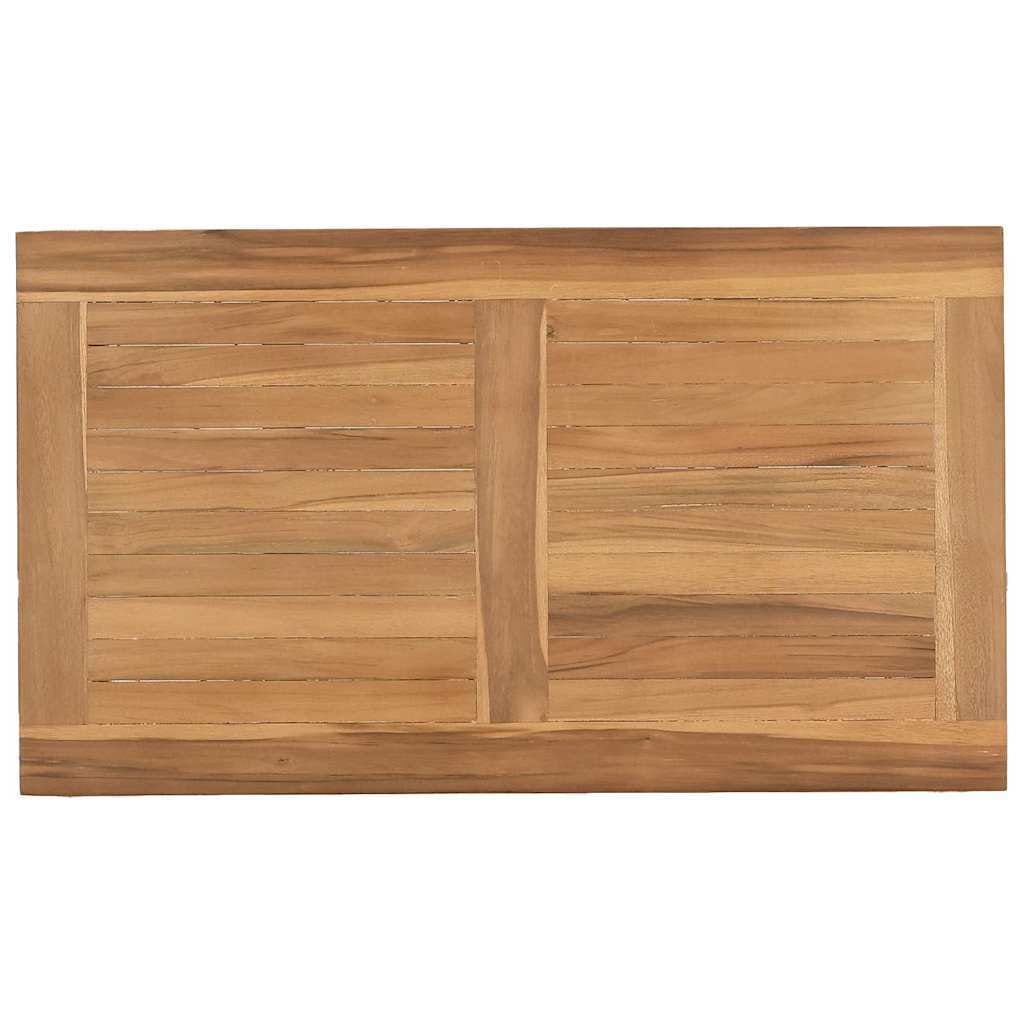 Coffee Table Brown 27.56 x 15.75 x 14.17 in Solid Teak Wood