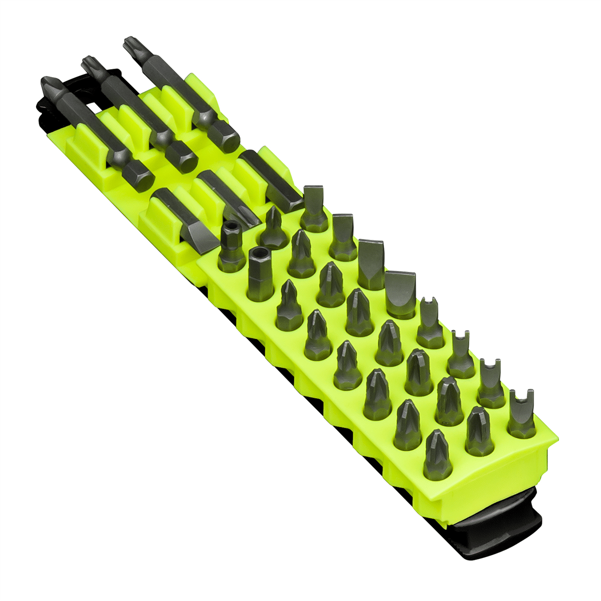Ernst Mfg. 8" 30 Tool Magnetic Bit Buddy - Black/Hi-Viz
