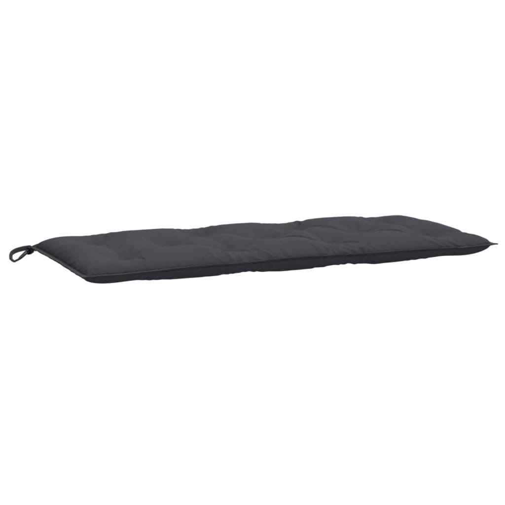 Garden Bench Cushions 2 pcs Melange Anthracite 47.2"x19.7"x2.8" Fabric