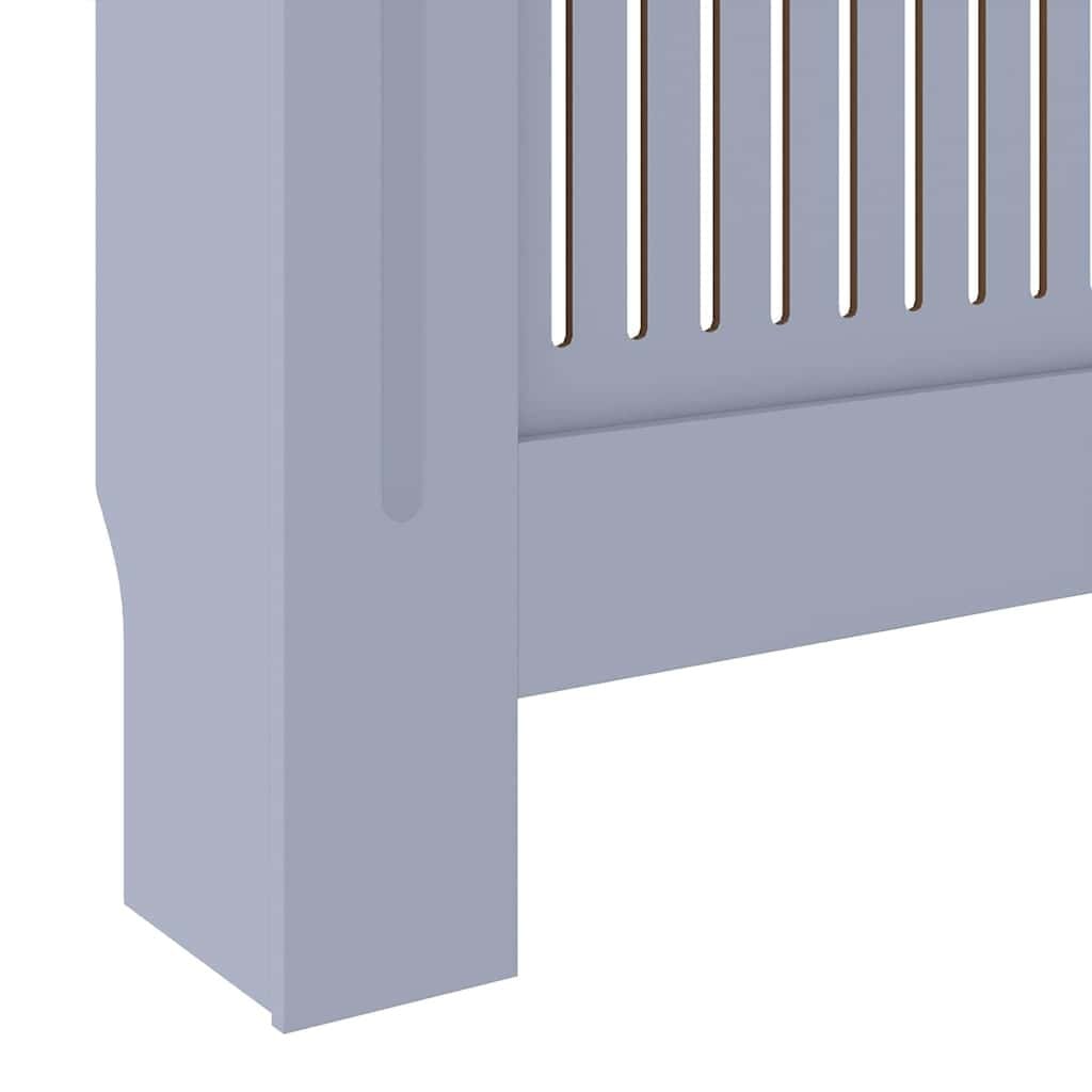 Radiator Cover 2 pcs Grey 80.71 x 8.07 x 32.09 in