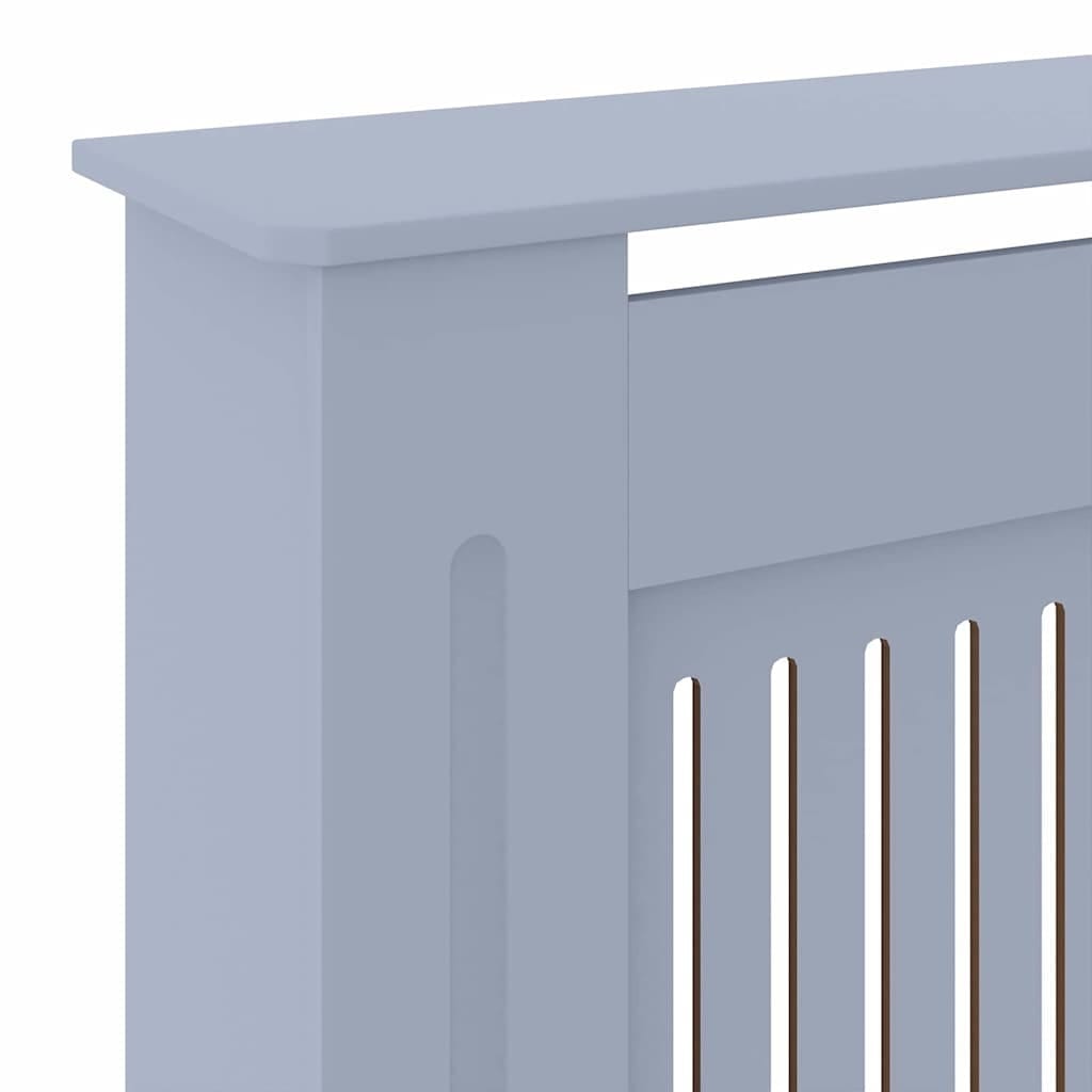 Radiator Cover 2 pcs Grey 80.71 x 8.07 x 32.09 in