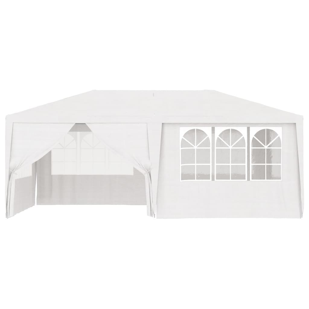 Professional Party Tent with Side Walls 13.1'x19.7'White 0.3 oz/ft²