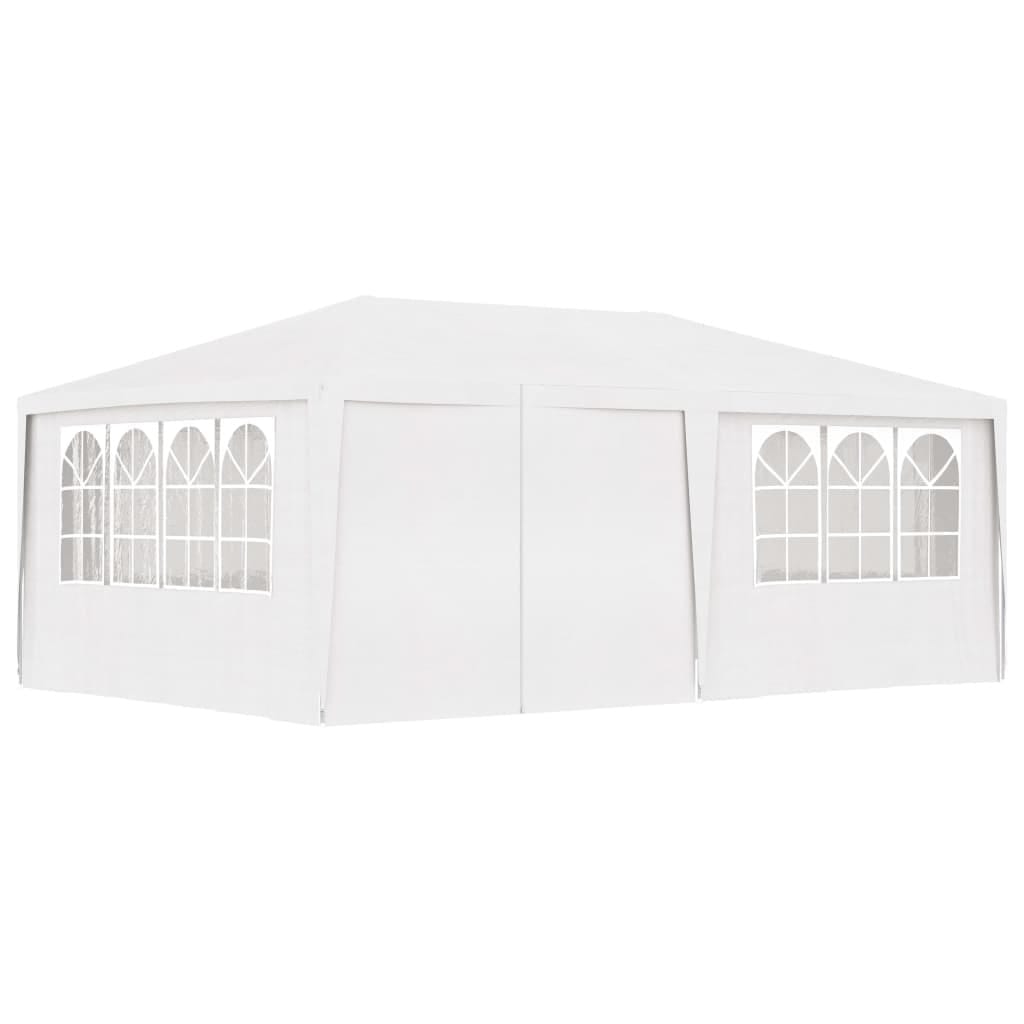 Professional Party Tent with Side Walls 13.1'x19.7'White 0.3 oz/ft²