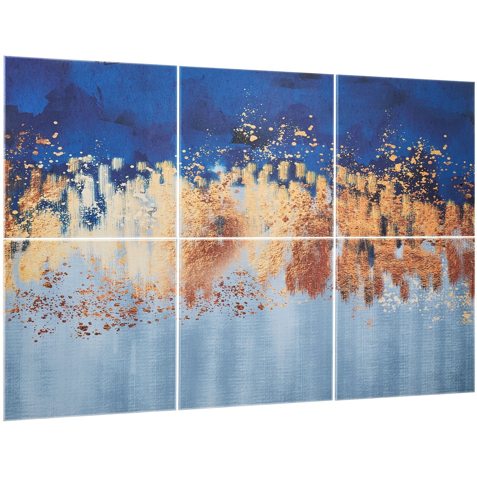 6 Pack Art Acoustic Panels, 70.87 x 47.24 x 0.4 inch Soundproof Wall Tiles, Self Adhesive Decorative Sound Dampening Absorbing Boards for Home, Office, Studio, Gaming Room,Theater, Pastel