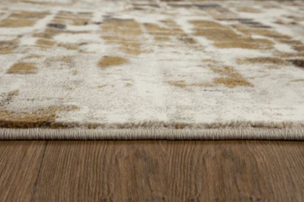 3' X 5' Natural Abstract Area Rug