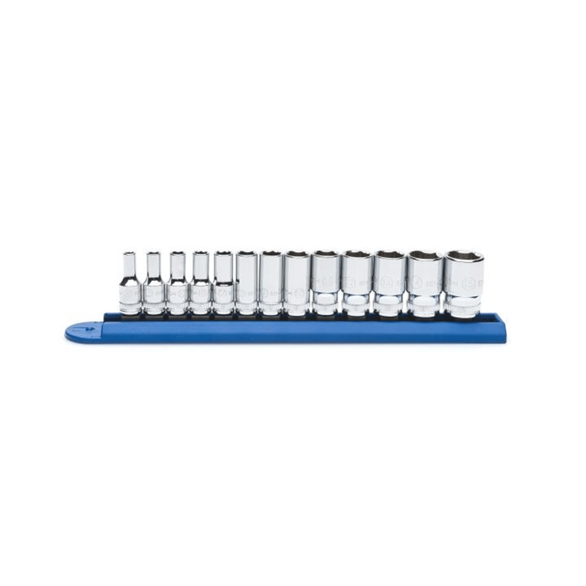 GearWrench 13 Piece 1/4 Inch Drive 6 Point Mid Length Metric Socket Set