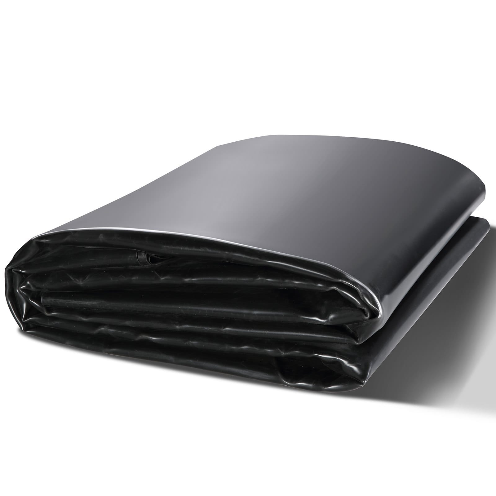 Pond Liner, 20 x 25 ft 45 Mil Thick, Pliable EPDM Material Pond Skins, Easy Cutting Underlayment for Fish or Koi Pond, Waterfall Base, Water Features, Water Gardens, Fountains, Black