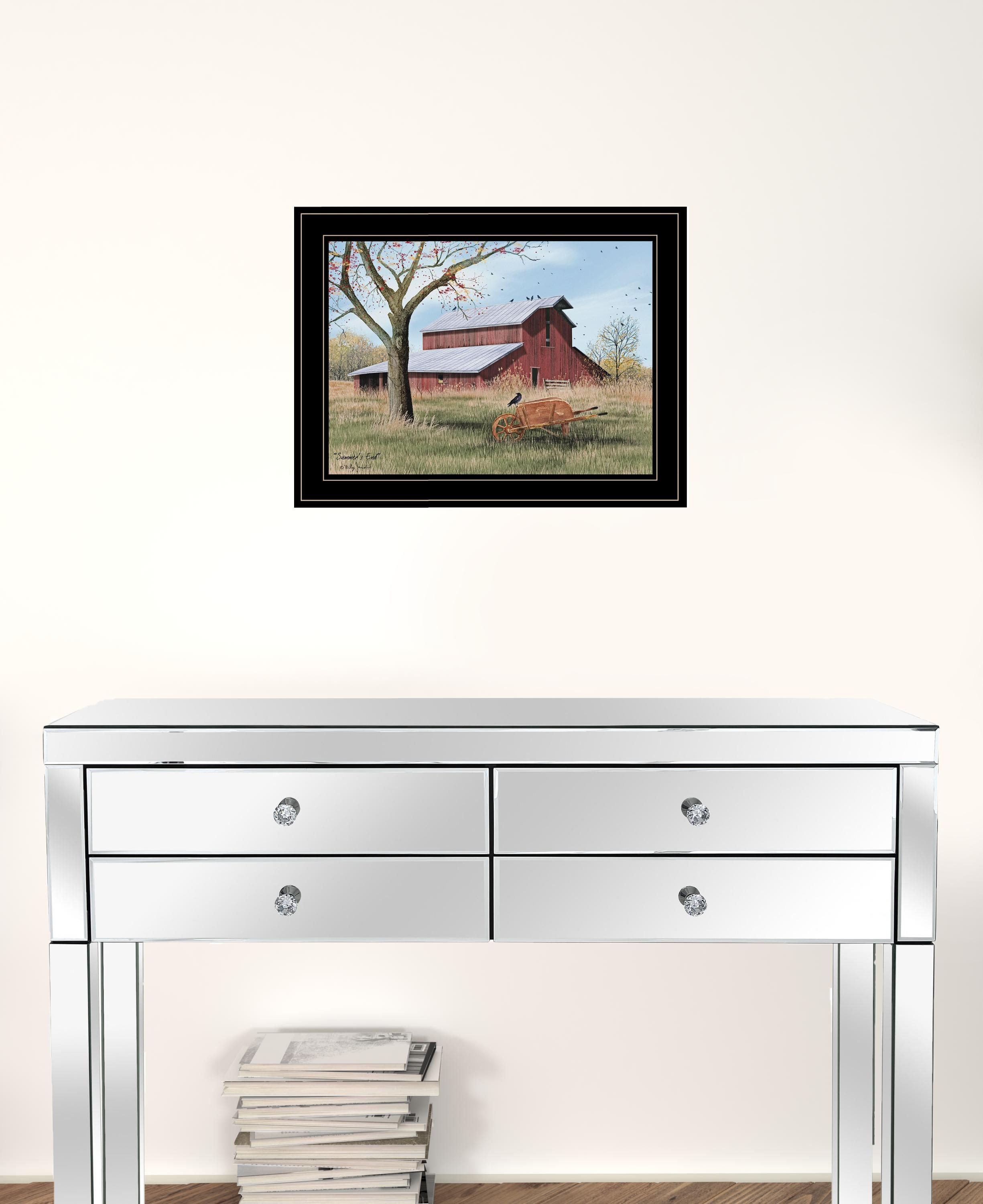 Summers End 2 Black Framed Print Wall Art