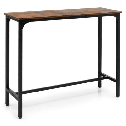 8-Piece Complete Industrial and Modern Living and Dining Room Set