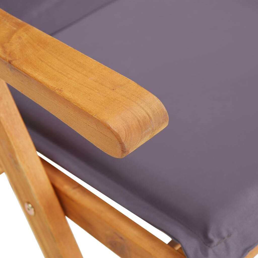 Reclining Patio Chairs 2 pcs Brown Solid Acacia Wood
