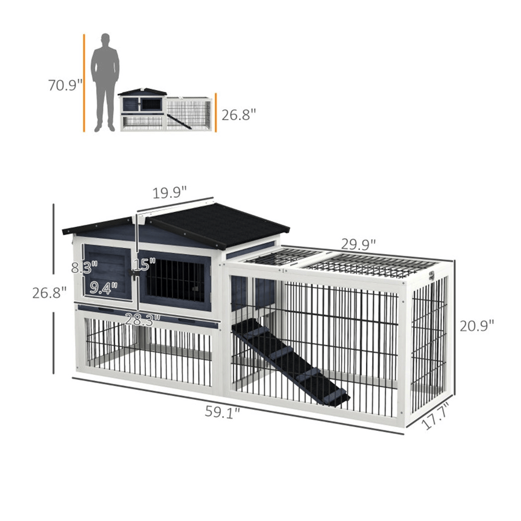 Outdoor Rabbit Hutch