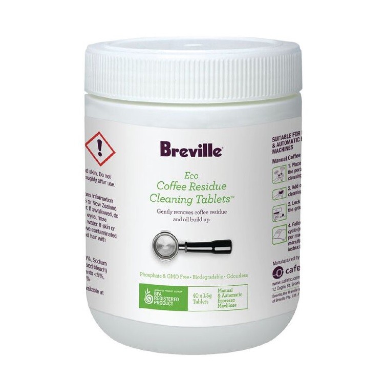 Breville Eco Coffee Residue Cleaning Tablets - 40 Pack