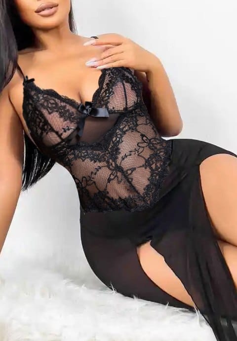 Love Worth Saving Lace Maxi Gown