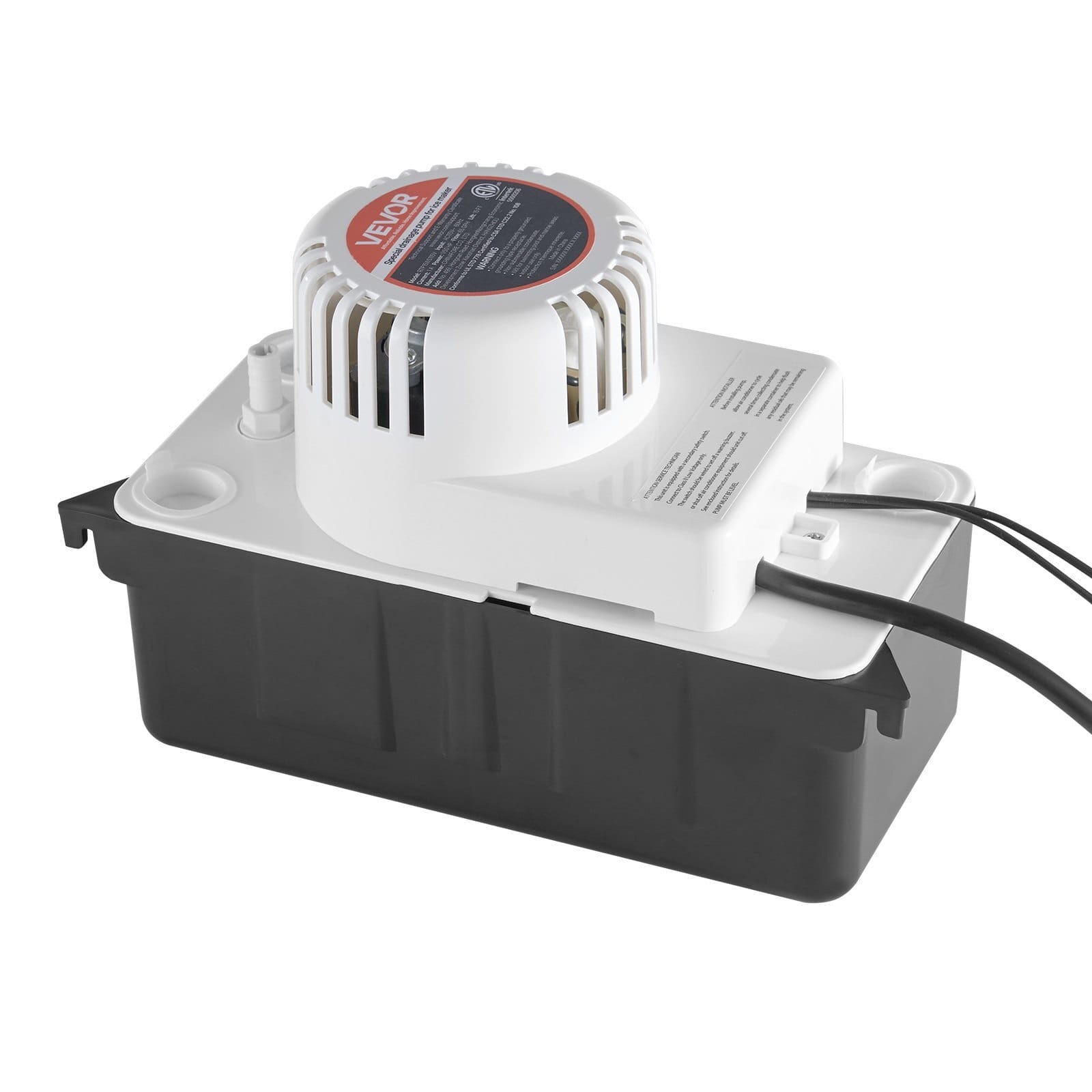 Condensate Removal Pump, 1/50 HP, 65 GPH, 15 ft Lift, 1/2 Gal Tank Automatic AC Condensation Pump with Float Switch & 20 ft Hose for Air Conditioner, Dehumidifier, Furnace, Ice Maker Water Drain