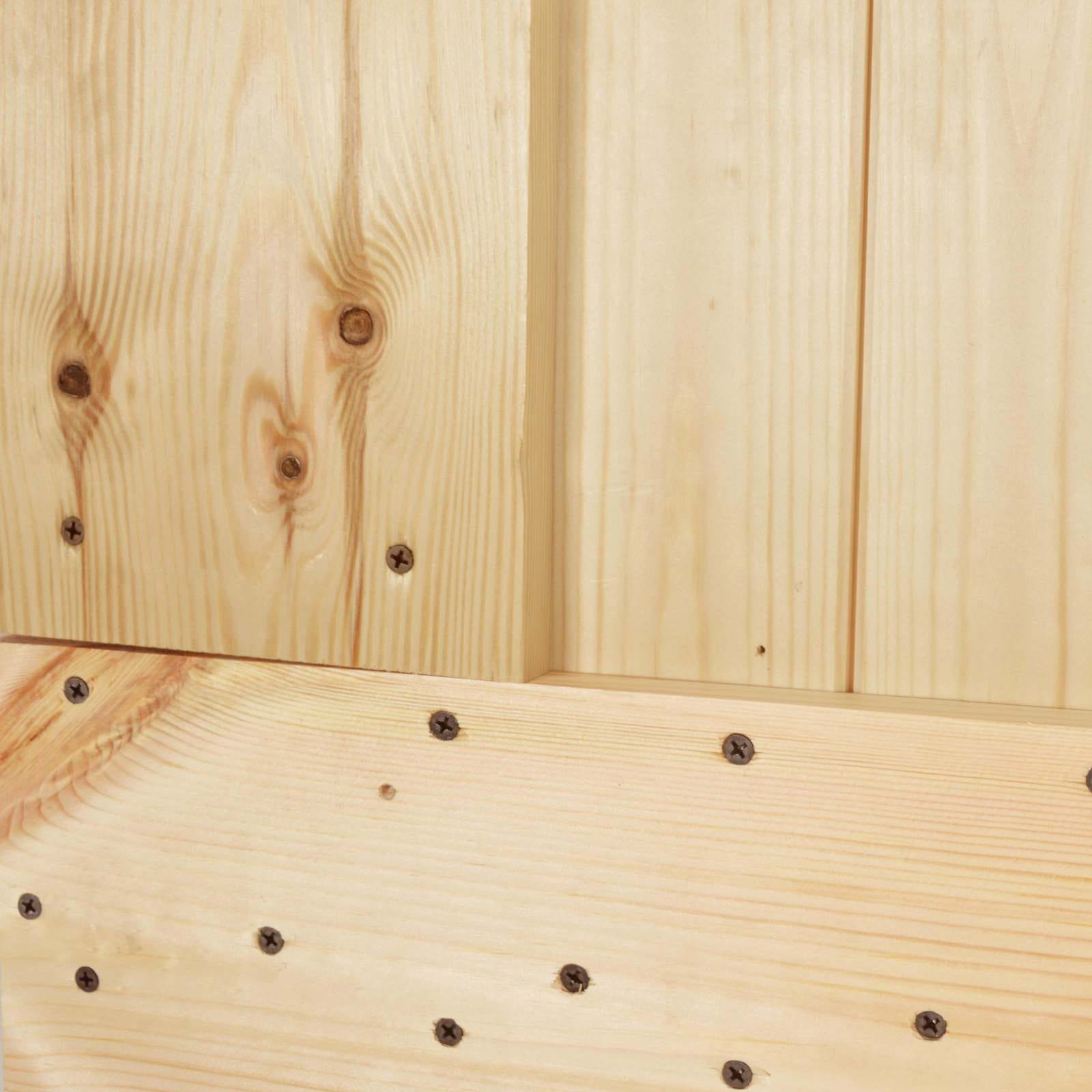 Door NARVIK Natural 33.46 x 82.68 in Solid Pine Wood