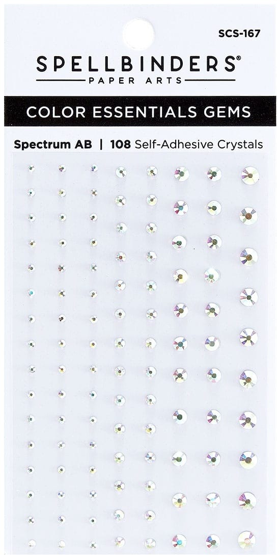 Spellbinders Color Essentials Gems 108/Pkg-Spectrum (Pack of 3)