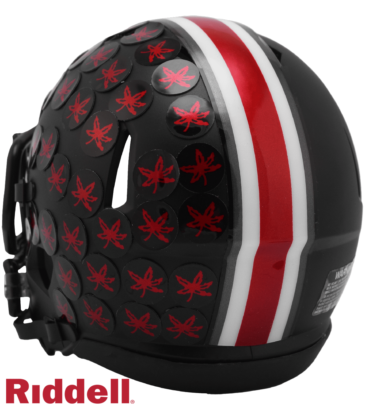 Ohio State Buckeyes Helmet Riddell Replica Mini Speed Style Black Alternate