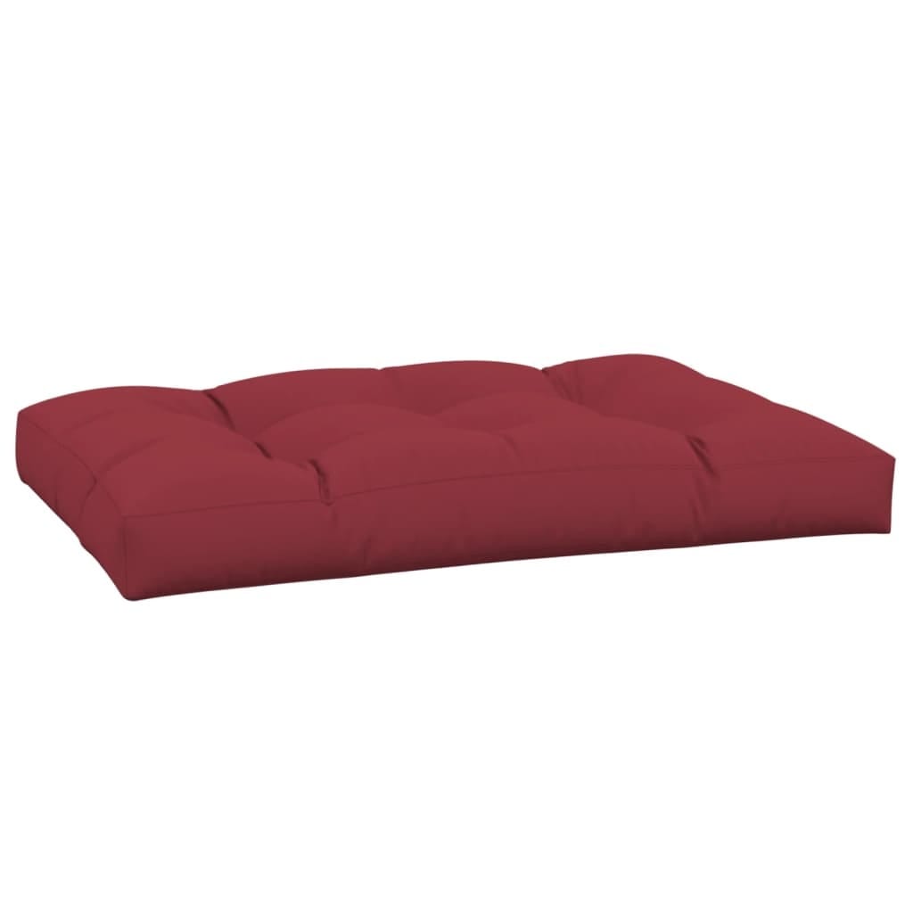 Pallet Cushion Wine Red 47.2"x31.5"x4.7" Fabric