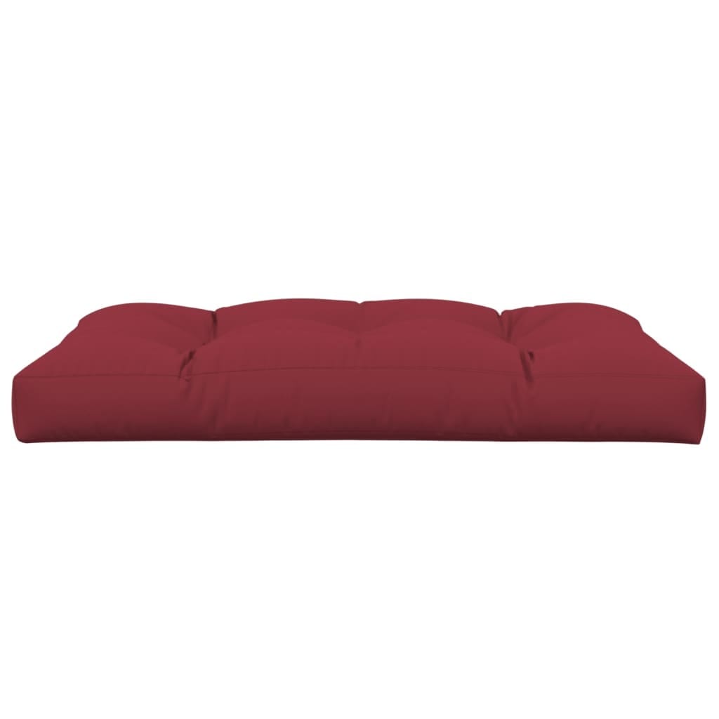 Pallet Cushion Wine Red 47.2"x31.5"x4.7" Fabric