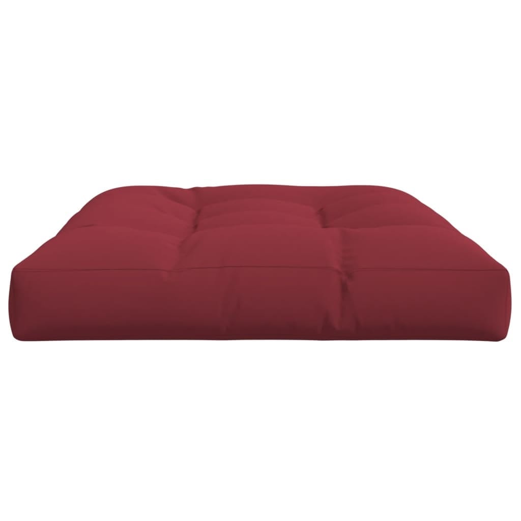 Pallet Cushion Wine Red 47.2"x31.5"x4.7" Fabric
