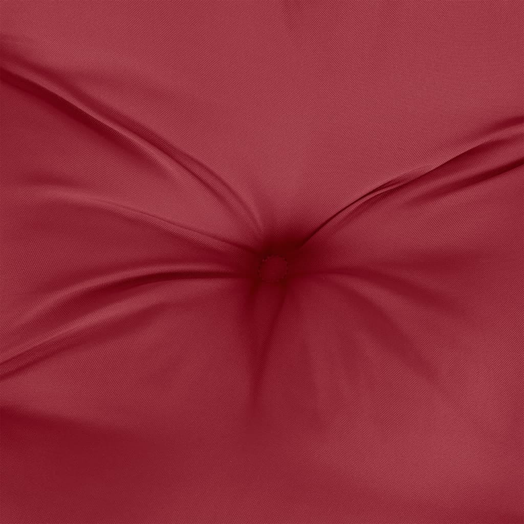 Pallet Cushion Wine Red 47.2"x31.5"x4.7" Fabric