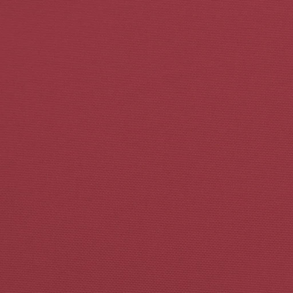 Pallet Cushion Wine Red 47.2"x31.5"x4.7" Fabric