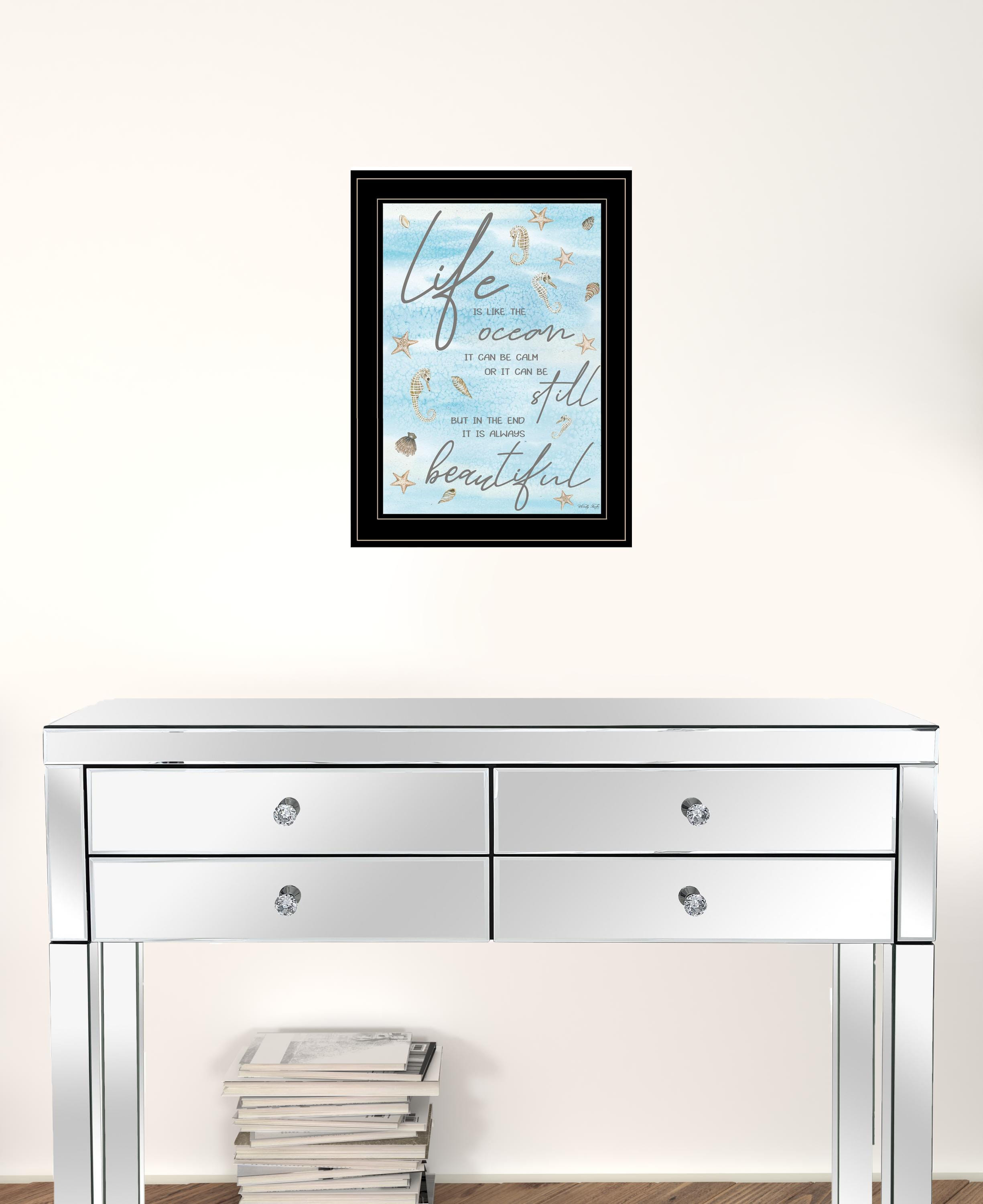 Life is Like 3 Black Framed Print Wall Art