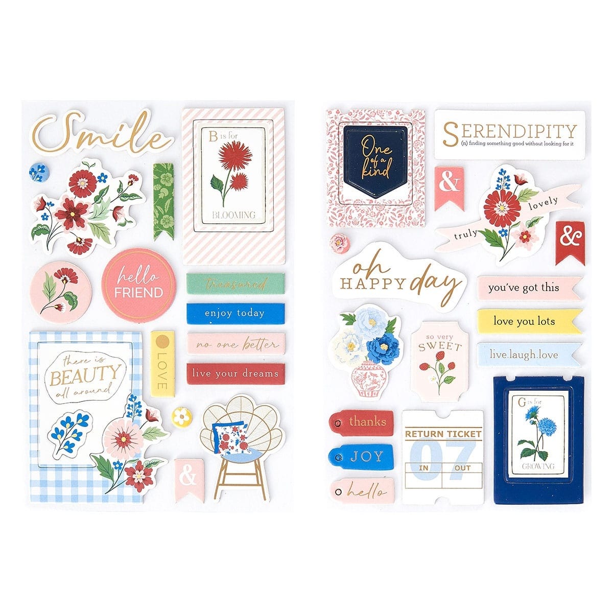 Spellbinders Chipboard Embellishments from Rosie's Studio-Bayfair (Pack of 3)